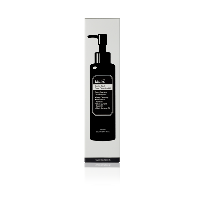 Gentle Black Deep Cleansing Oil 150ml (GWP) Klairs Random Samples x 2PCS