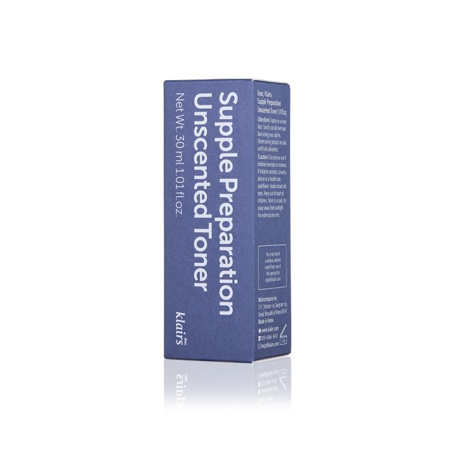 Supple Preparation Unscented Toner Miniature 30ml