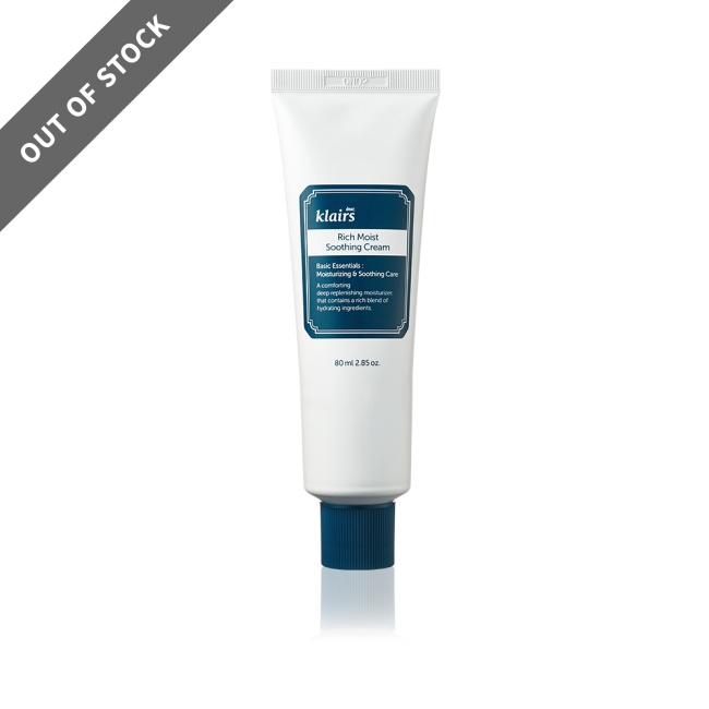 Rich Moist Soothing Cream 80ml (GWP) Klairs Random Samples x 2PCS