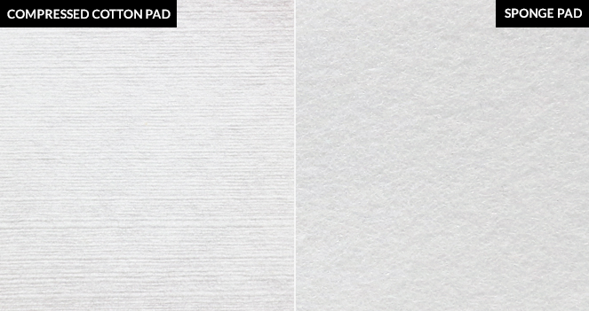 compressed cotton pads
